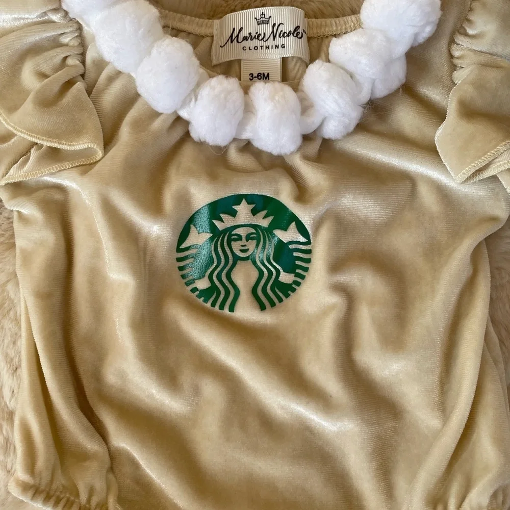 baby Starbucks Frappuccino costume bodysuit